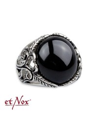 Edelstahlring 'Big Black Ornament' - vergleichen und g&uuml;nstig kaufen